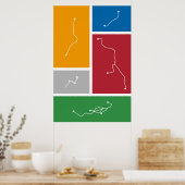 Boston - Transit Palettes Poster (Keuken)
