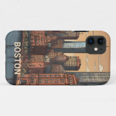 Boston Traveller Een heerlijk cadeau idee Case-Mate iPhone Case (Achterkant (horizontaal))