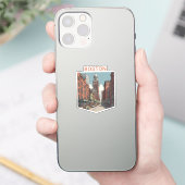 Boston Traveller Een heerlijk cadeau idee Sticker (Telefoon)