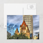 Boston Trinity Church Briefkaart (Voorkant / Achterkant)