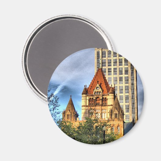 Boston Trinity Church Magneet (Voorkant / Achterkant)