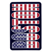 Boston U.S. Flag Premium Flexi koelkast magneet (Verticaal)