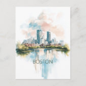 Boston USA Briefkaart (Voorkant)