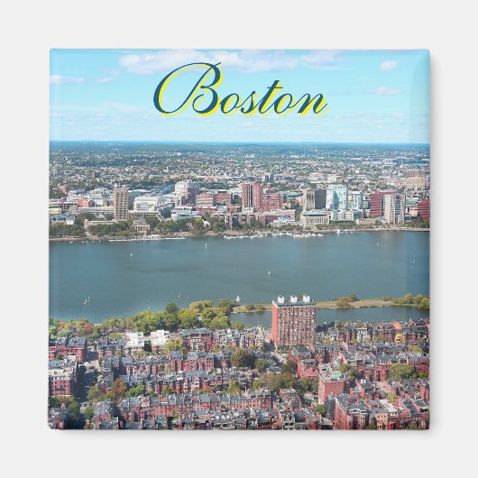 Boston, Verenigde Staten vierkante magneet (Voorkant)