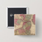 Boston Vierkante Button 5,1 Cm (Voorkant /achterkant)