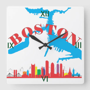 Boston Vierkante Klok