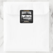 Boston Vierkante Sticker (Tas)