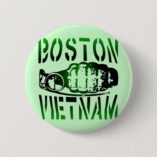 Boston Vietnam Ronde Button 5,7 Cm (Voorkant)