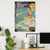 Boston Vintage Travel Poster & Retro Prints (Thuiskantoor)