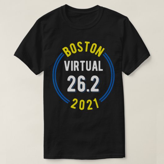 Boston Virtual 2021 Marathon T-shirt (Design voorkant)