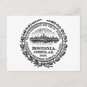 Boston Vlag Briefkaart