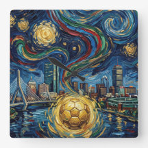 Boston Voetbal Kunst 2026 Skyline Stadion Ontwerp