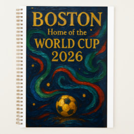 Boston Voetbal Kunst 2026 Voetbal Design Planner