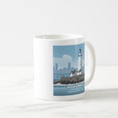 Boston vuurtoren koffiemok (Voorkant rechts)