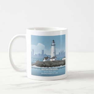 Boston vuurtoren koffiemok