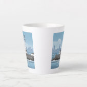 Boston vuurtoren latte mok (Voorkant)