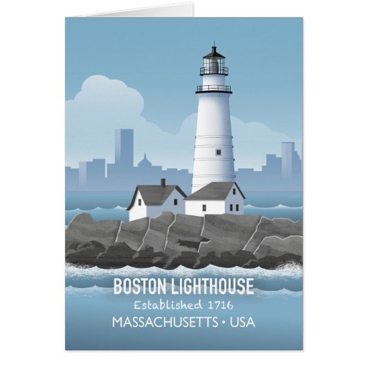 Boston Vuurtorenkaart (Voorkant)