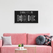 Boston Wall Art Canvas Afdruk (Insitu (Woonkamer))