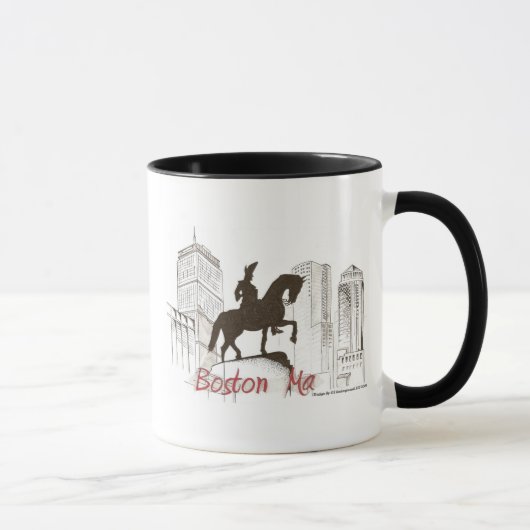 Boston Washington Profile Coffee Mok (Rechts)