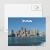 Boston Waterfront Briefkaart (Voorkant / Achterkant)
