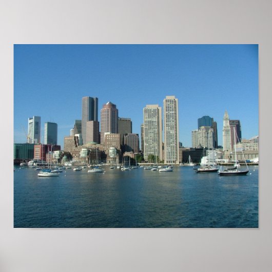 Boston Waterfront Poster (Voorkant)