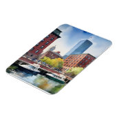 Boston waterverf kunst magneet (Linkerzijde)