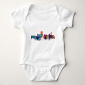 Boston waterverf skyline romper (Voorkant)
