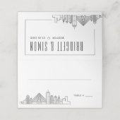 Boston Wedding | Kaarten voor tabelnaam plaatsen Plaatskaartje (Buitenkant ongevouwen)