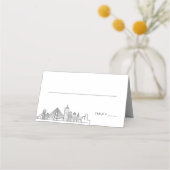 Boston Wedding | Kaarten voor tabelnaam plaatsen Plaatskaartje (Voorkant)