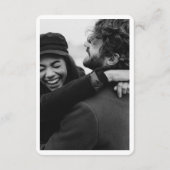 Boston Wedding Vertical Details Behuizing Kaart (Achterkant)