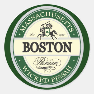 Boston - Wicked Pissah Ronde Sticker