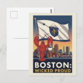 Boston Wicked Proud Briefkaart (Voorkant / Achterkant)
