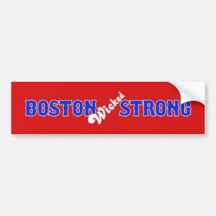 Boston Wicked Strong 15 april 2013 Bumpersticker