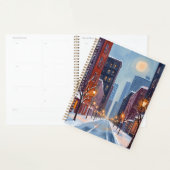 Boston Winter | Massachusetts Stad Aquarel Planner (Display)