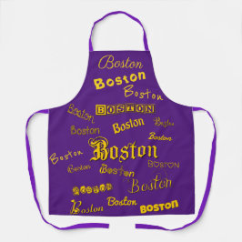 Boston Yellow Fonts Schort