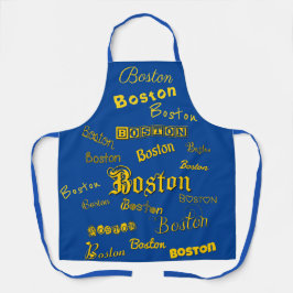 Boston Yellow Fonts Schort