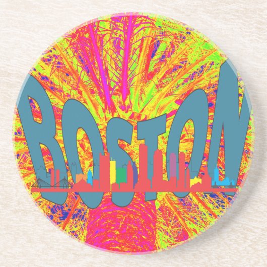 Boston Zandsteen Onderzetter (Voorkant)