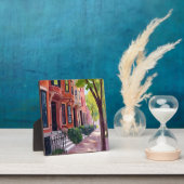 Boston Zomer | Massachusetts Brownstones Fotoplaat (Insitu)
