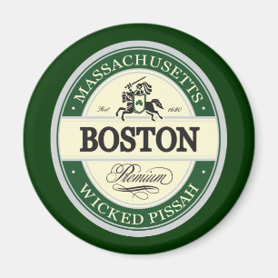 boston - zwarte pissah magneet