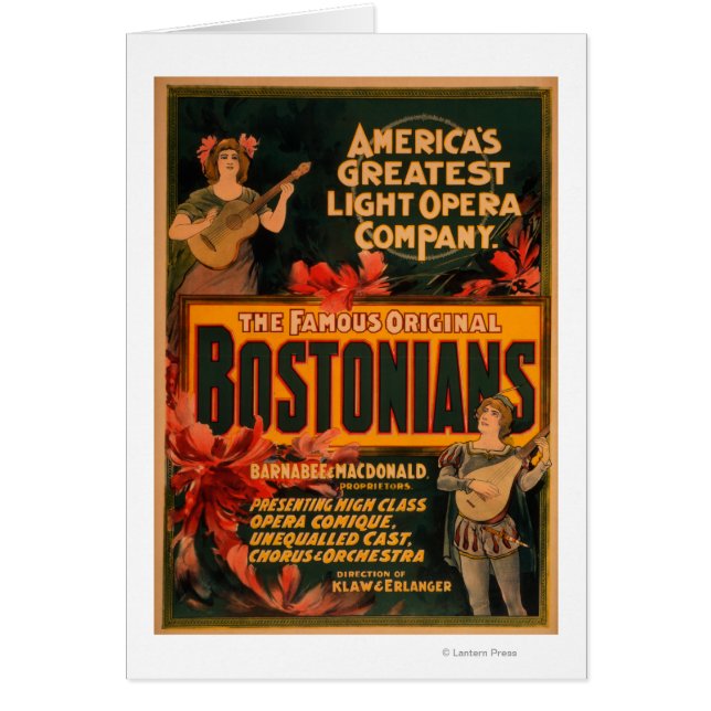 Bostonians Amerika's grootste lichtopera (Voorkant)