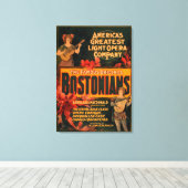 Bostonians Amerika's grootste lichtopera Canvas Afdruk (Insitu (Houten vloer))