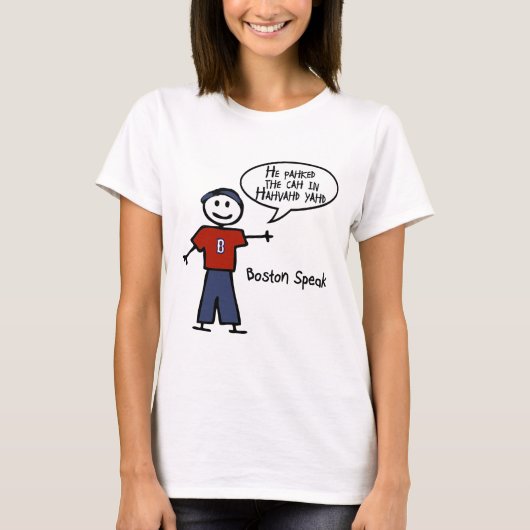 Bostonlezing "Hij heeft de Cah..." Hij parkeerde a T-shirt (Voorkant)