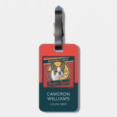 Boston's beste Terrier traktaties Bagagelabel (Achterkant verticaal)