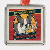 Boston's beste Terrier traktaties Metalen Ornament (Voorkant)