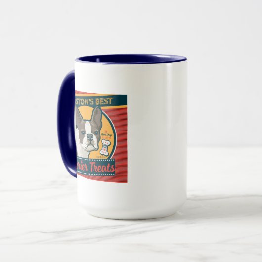 Boston's beste Terrier traktaties Mok (Voorkant links)