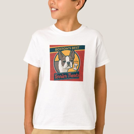 Boston's beste Terrier traktaties T-shirt (Voorkant)