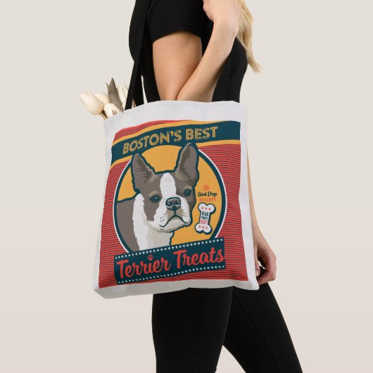 Boston's beste Terrier traktaties Tote Bag (Dichtbij)