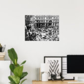 Boston's Post Kantoor Square 1904 Poster (Thuiskantoor)