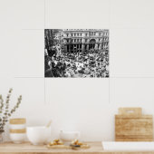 Boston's Post Office Square 1904 Poster (Keuken)