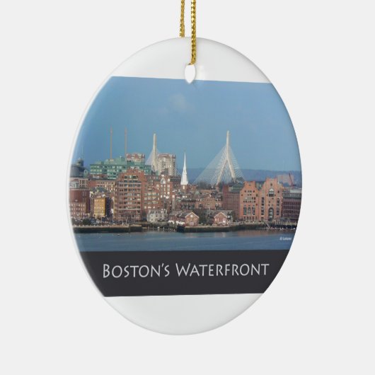 Boston's Schilderachtig Waterfront Ornament (Rechts)